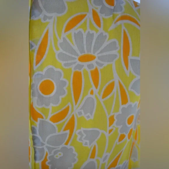 60’s Floral Drop Waist Mini Dress - Size Small - Picture 8 of 8